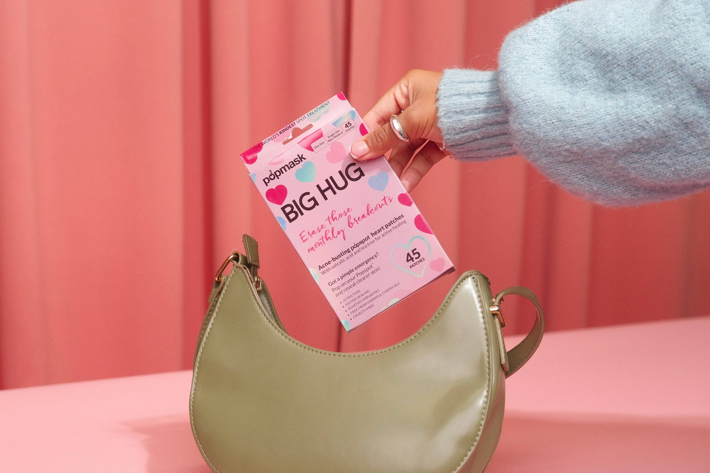 Big Hug PMS Relief Hydrocolloid Acne Patches – 45 Pack