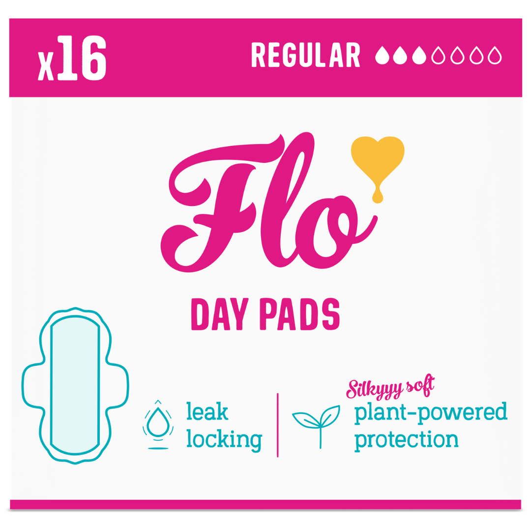 Flo Day Pads with Wings 16 ct