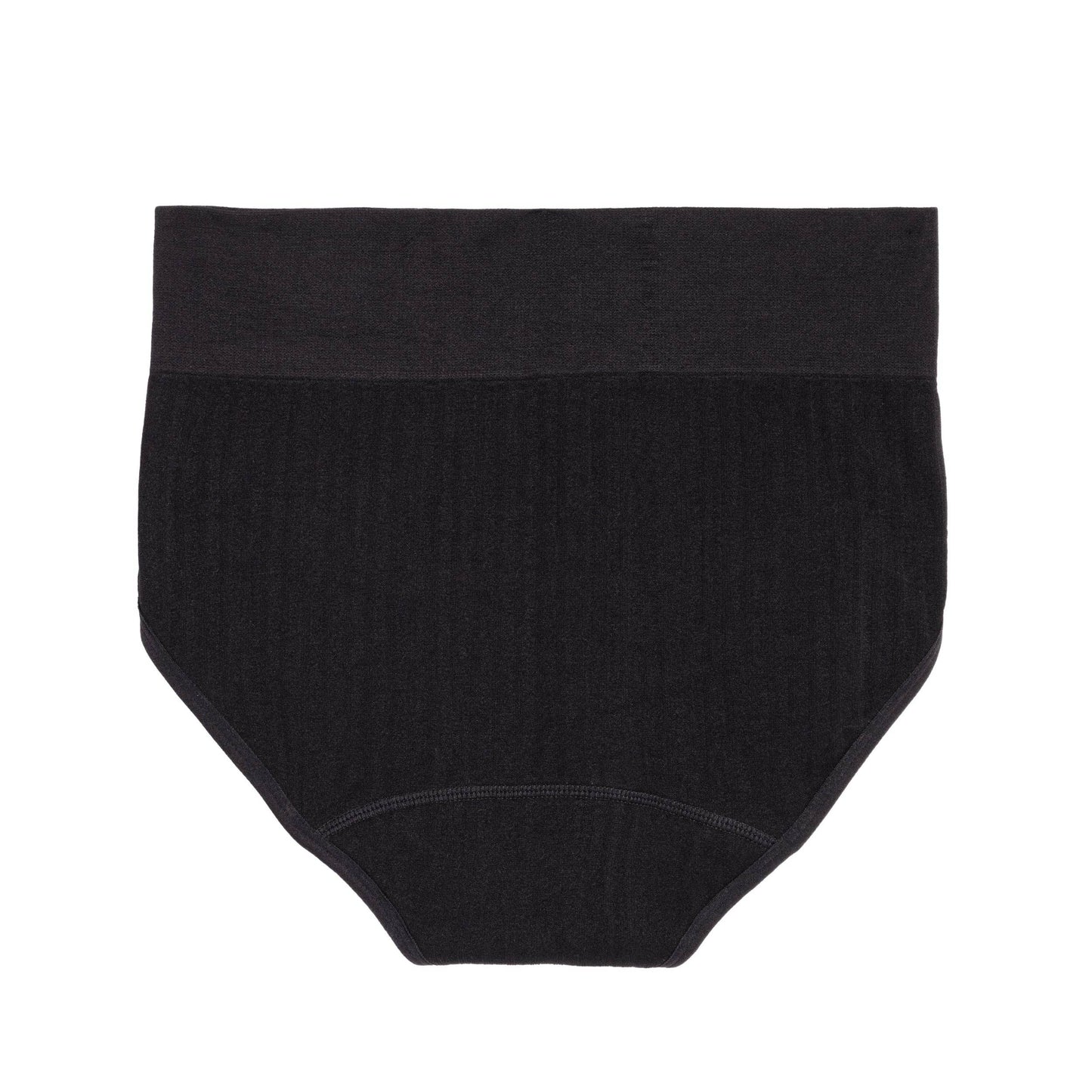 The High Waisted Period. underwear in Sporty Stretch -Black 2X