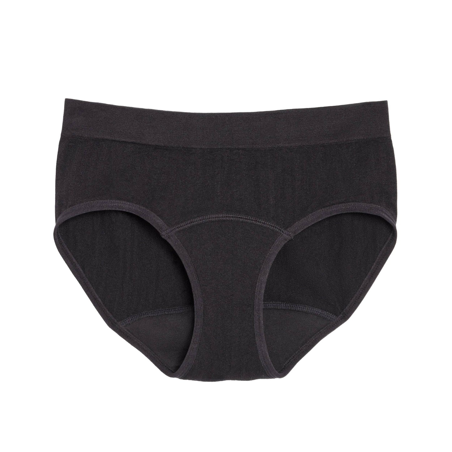 The Bikini Period. in Sporty Stretch. Black, Small