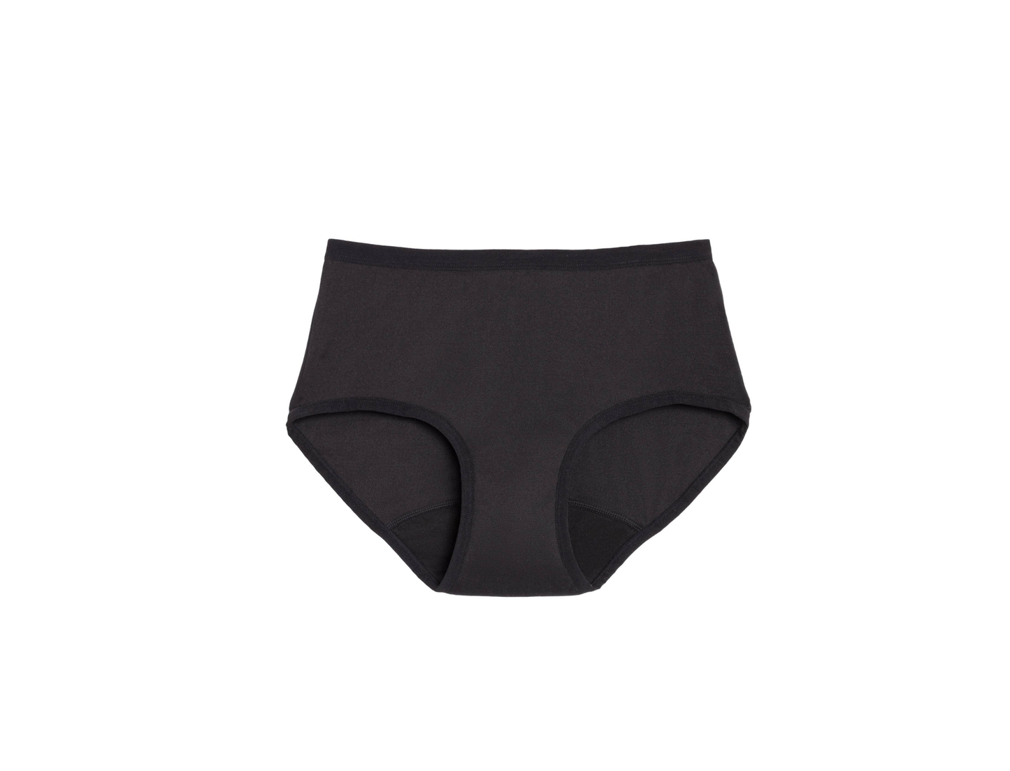 The High Waisted Period underwear in microfiber  - Black XL