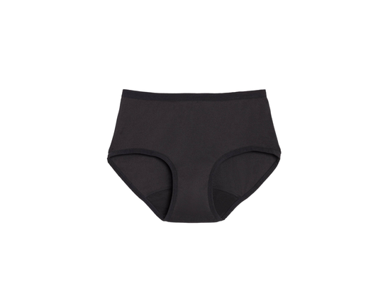 The High Waisted Period underwear in microfiber  - Black XL